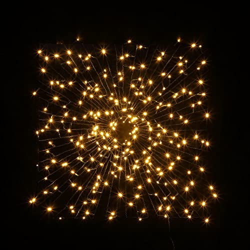 Noma 240 LED Christmas Tree Lights : Green Cable : Plug-in with Timer : Antique White (4921542)