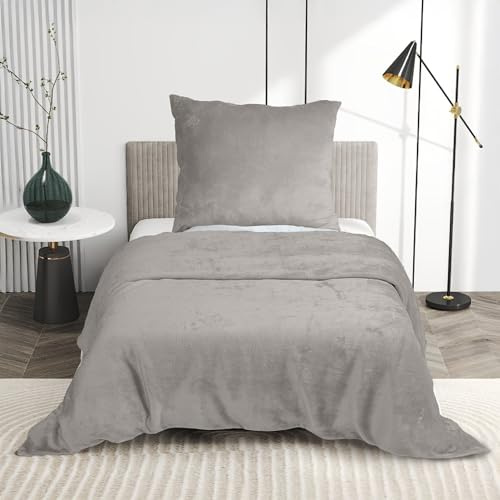 Luxus Flanell Bettwäsche Plüsch Warm Kuschelig Teddy Reißverschluss 135x200 155x220 200x200 200x220