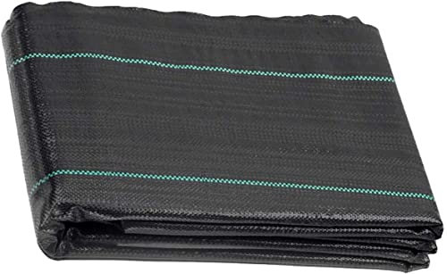 KAV Bâche de Protection Contre Les Mauvaises Herbes et Couvre-Sol pour Plantes – Tissu stabilisé aux UV Jardin Patio Parterres de Fleurs Chemin d'aménagement paysager (1 x 10 m)