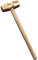 FOMIYES Mini-Kupferhammer Goldener Messinghammer Vintage-Hammer Figur Feng-Shui-Statue Handwerk Handwerkzeuge Nussknacker Für Kinder Spielzeug Krabben Hummerschlägel Wohnkultur Golden
