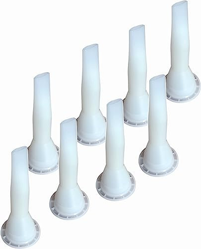 Sealing gun nozzle, flat mouth sealing gun nozzle, sealing gun consumables (8 pieces)