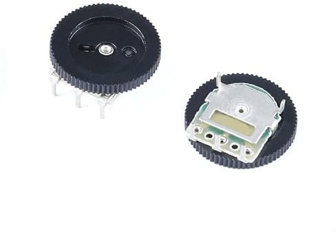 10pcs B102 Getriebe Dial Potentiometer Single Potentiometer 3Pin Für Radio MP3/MP4 Lautstärkeregler Einstellungsschalter,1K Ohm