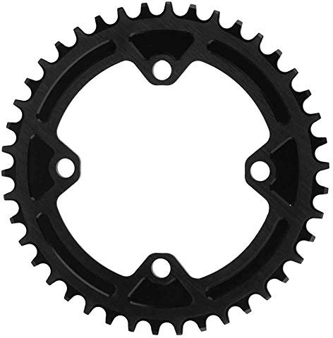 EVGATSAUTO Piñón de Bicicleta, Plato 104 BCD 40T, BCD 104MM 40T 42T Plato Ancho Estrecho Anillo de Cadena único para Bielas Bicicleta Am/XC (Disco 42T (104BCD))