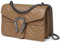 Travistar Kleine Umhängetasche Damen Crossbody Bag Damen - Gesteppt Kette Handtasche Damen Klein Schultertasche Leder Cross Body Tasche Moderne Abendtasche mit Anthrazit Ketten-Schulterriemen - Braun