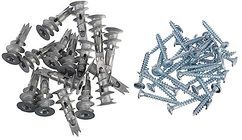 PartyKindom 200pezzi Viti Di Fissaggio Per Cartongesso Auto-foranti Fissaggi Metallo Per Pareti Pratico Di Viti Di Ancoraggio Per Installazioni Facili