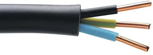 CÂBLE ÉLECTRIQUE R2V 3G6 MM² NOIR - 50 M