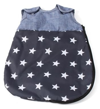 Bayer Chic 2000 794-51 Puppen Bola, Schlafsack für Babypuppen, Sternchen Navy