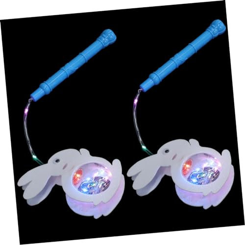 HOMSFOU 2 Piezas De Juguete De Linterna Portátil Linterna Brillante Elegante Linterna Brillante Exquisita Juguete Para Niños Juguete Luminoso Para Niños Juguete De Linterna LED