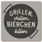 Grafik Werkstatt lustiger Untersetzer aus Kork | Grillen, Bunt