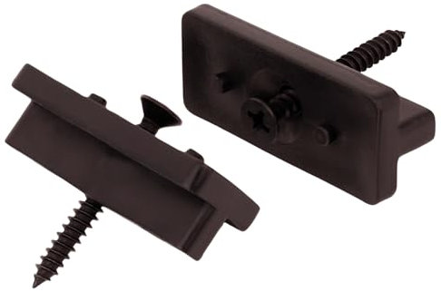 100 Stück WPC Clips, 5.5 mm Terrassenclips Kunststoff, Versteckte Befestigung mit Edelstahlschrauben, Schwarz T Clip mit Schwarz Schrauben für WPC/BPC Dielen