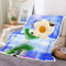 CHEFFS Anime Kuscheldecke Eiskönigin Anna Und ELSA Decken, Fleecedecke, Warme Wolldecke 100% Mikrofaser 3D-Druck, für Schlafsofa Kinderdecke (75 x 100 cm,1)