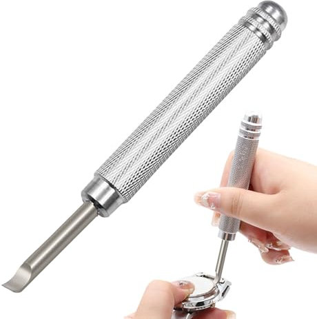 Youngwier Apriscatole posteriori, strumento di apertura orologi, di riparazione orologi, rimozione di precisione per aprire il coperchio 'orologio, strumento portatile per aprire la