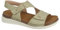 Shoe Tree Comfort Ladies Touch and Close Strap Lightweight Flexible Sole Sandals (Moss, UK Footwear Size System, Adult, Women, Numeric, Medium, 5)