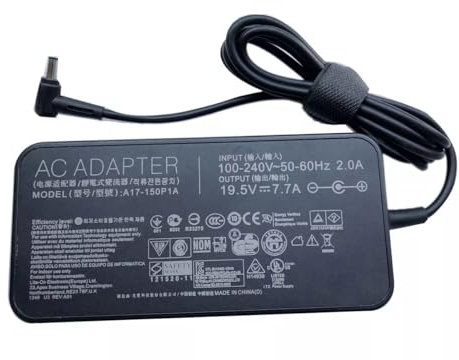 19.5V 7.7A 150W AC Adapter Charger compatible for ASUS Creator Laptop Q Q540 Q540VJ 4.5MM
