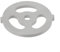 Piastra in acciaio inox per uso domestico con tritacarne di tipo 5, dimensioni 55 mm (3 fori)