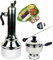 Handcrafted Stainless Steel Puttu Maker Set – Traditional Kerala Style Steamer with Cooker, Pressure Tube & Accessories – Easy to Use & Clean – Ideal for Authentic South Indian Breakfast
