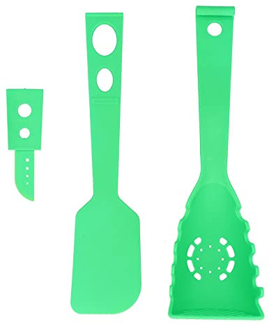 Set di pentole 8 in 1 versatile cucina cucina utensili da cottura multi -funzioni per piccole cucine facili stoccaggio materiale pp verde 123g 123g
