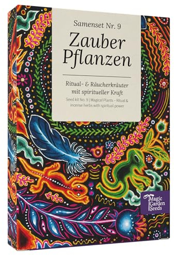 Magic Garden Seeds Zauberpflanzen Samenset mit 6 magischen Kräutern | Mit Beifuß, Bilsenkraut und Alraune • Traditionelle Räucherpflanzen • Zum Selberziehen und Verschenken