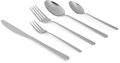 Russell Hobbs Vienna Besteckset, 30-teilig, Edelstahl, für 6 Personen | 18/0 lebensmittelecht, spiegelpoliert, spülmaschinengeeignet, Messer Gabeln Löffel Teelöffel, rostbeständig