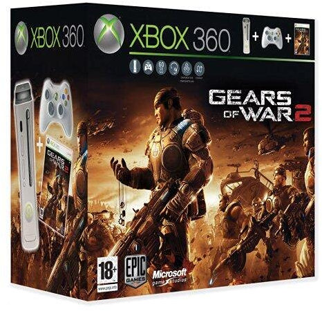 Console Xbox 360 Premium (60 Go) + Gears of war 2