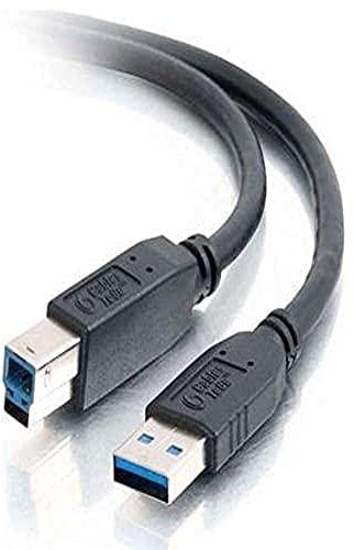 C2G/Cables to Go 54173 USB 3.0 A Male to B Male Cable, Black (1 Meter/3.2 Feet)