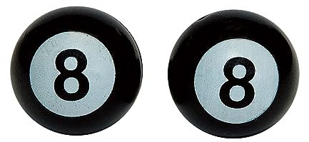8 BALL NOVELTY BIKE VALVE CAPS