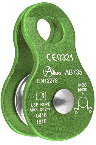 Aliens Umlenkrolle Standard Pulley, Farbe:grün