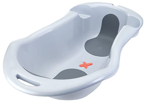 Tigex Baignoire Bébé Anatomy, 0-12 Mois +, Matière confortable anti-dérapante