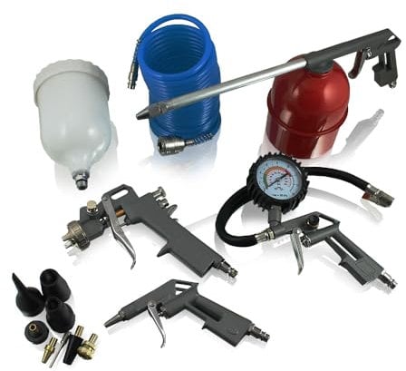 Juego de accesorios de aire comprimido de 13 piezas para compresor de neumáticos, pistola pulverizadora