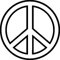 Plott Aufkleber Peace Zeichen Frieden Ehre Victory Hippie Sticker Flower