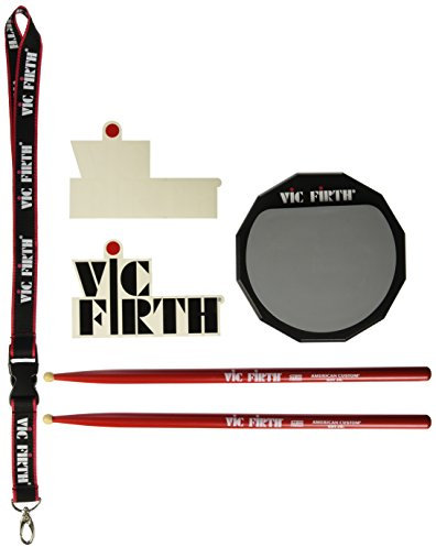 VIC FIRTH Launch Pad Kit bestehend aus: 6 Übungspad, SD1JR, Übungsbuch