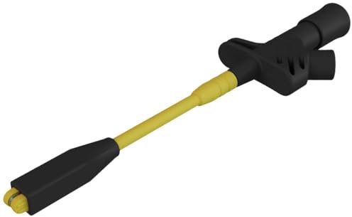 SKS GERMANY Hirschmann 972308100 KLEPS 2800 Sicherheits-Abgreifklemme Steckanschluss 4mm CAT III 1000V Schwarz