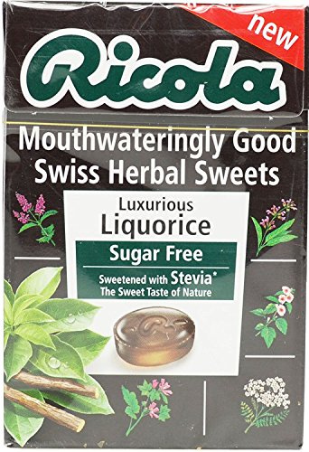 Ricola Box - Liquorice With Stevia 45g (PACK OF 8)