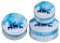 Kesper 38222 Weihnachtsdosen, 3-er Set