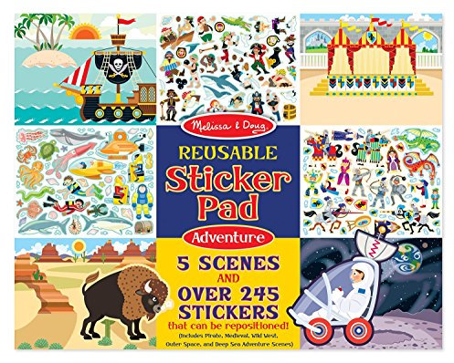 Melissa & Doug Wiederverwendbarer Abenteuer-Sticker-Pad