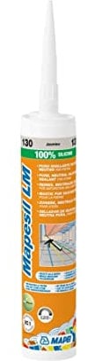 Sigillante siliconico per pietra Mapesil LM Mapei - Colore: JASMINE/130