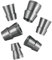 CONNEX Ringkeile Set Ø 14, 15, 2x 16, 2x 18 mm - Verchromt - Ideal für Vorschlaghämmer, Äxte, Beile und Holzspalthammer - Holzkeile mit verschiedenen Größen / Hammerkeile / COXT856040