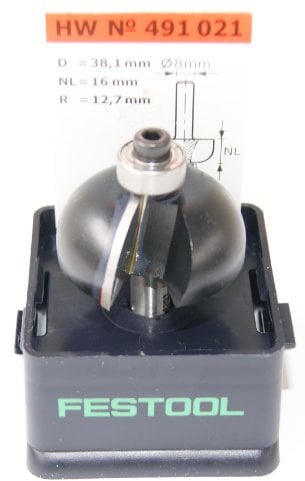 Festool Hohlkehlfräser HW S8 D38,1/R12,7 KL