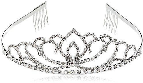 Hochzeit Diadem Brautbrautjungfern Strass Kronen Stirnband Tiara Schließe Haarspange pin