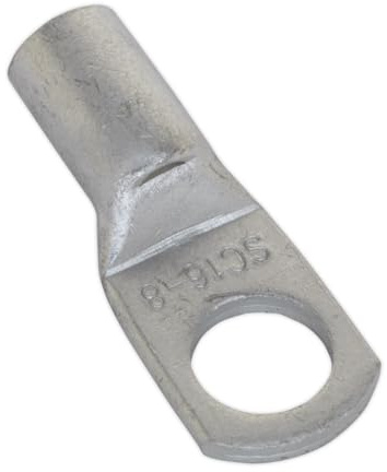 Sealey LT168 Copper Lug Terminal 16mm² x 8mm Pack of 10