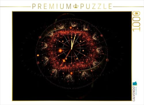 CALVENDO - Puzzle EIN Motiv aus dem Kalender Zeit 2017 - Grafiken und Zitate | 1000 Teile Lege-Größe 64x48cm Foto-Puzzle für glückliche Stunden: 3 nach Zwölf
