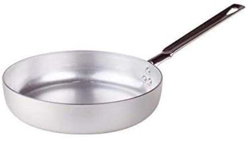 Pentole Agnelli PCMX01140 Padella Alluminio Manico Inox, Argento, 40 cm