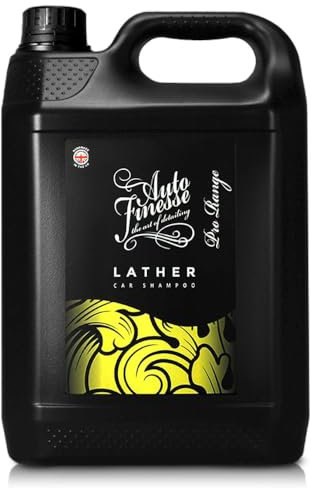 Auto Finesse Lather Car Shampoo 5L | pH Neutral & Wax Safe Formula | Concentrated Wash for Cars, Motorcycles & More | UK Made