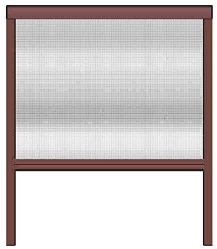 Nematek Aluminium Insektenschutz-Rollo für Fenster bis maximal 160 x 160 cm Insektenschutzrollo 80 x 160 cm