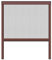 Nematek Aluminium Insektenschutz-Rollo für Fenster bis maximal 160 x 160 cm Insektenschutzrollo 80 x 160 cm