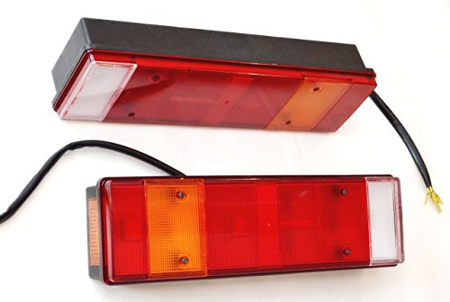 2 x Châssis Arrière LED 12 V 24 V pour camion remorque Caravane Van 470 mm Ampoules operarting