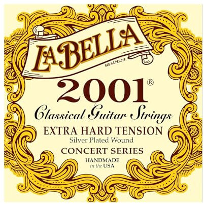 La Bella Classic 2001 XHT, Saiten für klassische Gitarre, Extra High Tension