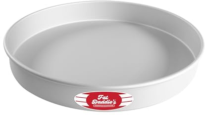 Fat Daddio's PRD-142 Anodized Aluminum Round Cake Pan, Silver