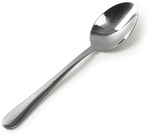 Genware DS-FL Florence Cutlery Dessert Spoon, 180mm Length, Pack of 12