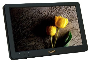 Lilliput UM-1012/C 25,7 cm (10,1 Zoll) Widescreen LCD-Monitor (LCD, VGA, USB 2.0) schwarz
